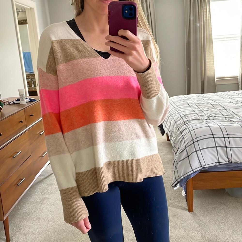 Loft V Neck Sweater- size S